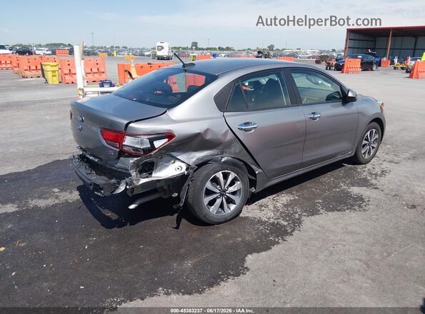 3KPA24AD4ME406691 2021 KIA RIO Gray Հետևի աջ