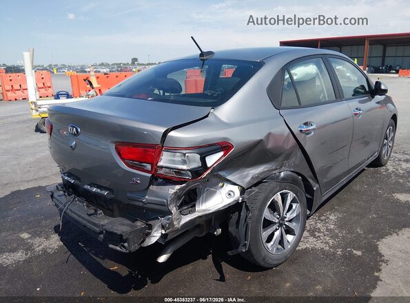 3KPA24AD4ME406691 2021 KIA RIO Gray Դիմացի տեսք