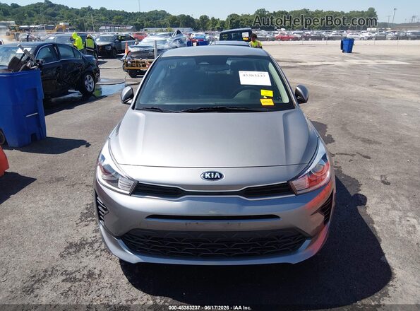3KPA24AD4ME406691 2021 KIA RIO Gray Սարքավորումների վահանակի տեսք