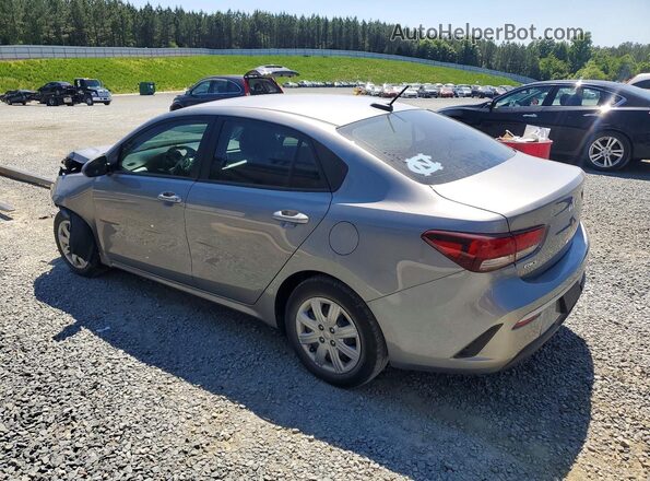 3KPA24AD4NE464091 2022 KIA RIO Gray Rear left