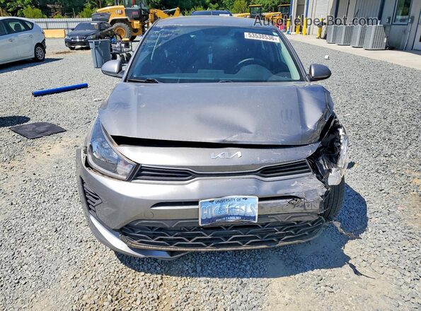 3KPA24AD4NE464091 2022 KIA RIO Gray Front view