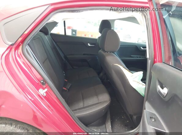 3KPA24AD4NE496040 2022 KIA RIO Red VIN კოდის სტიკერის ხედი