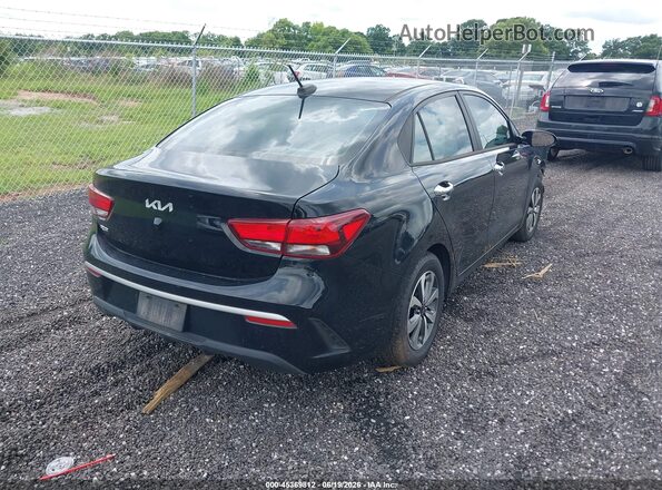 3KPA24AD4PE540640 2023 KIA RIO Black Trasero derecho