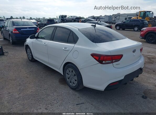 3KPA24AD5LE256315 2020 KIA RIO White უკანა მარცხენა