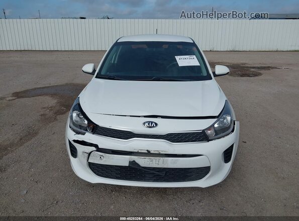 3KPA24AD5LE256315 2020 KIA RIO White ხელსაწყოთა პანელის ხედი
