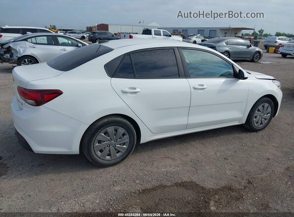 3KPA24AD5LE256315 2020 KIA RIO White უკანა მარჯვენა