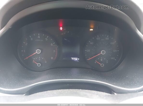 3KPA24AD5LE318036 2020 KIA RIO Red Vista de los asientos traseros