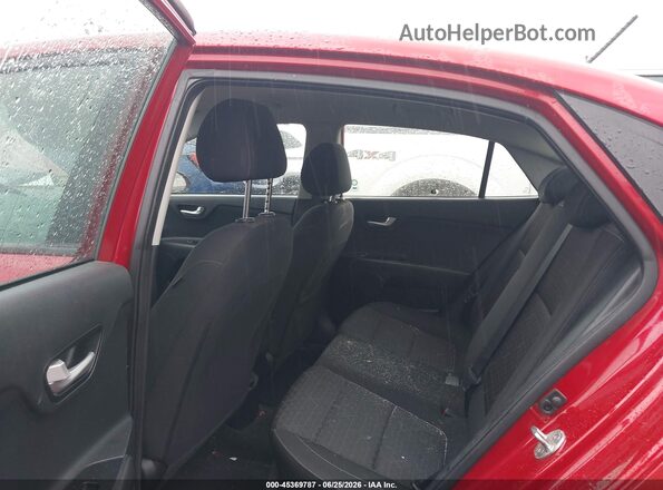 3KPA24AD5LE318036 2020 KIA RIO Red Vista de la etiqueta del VIN