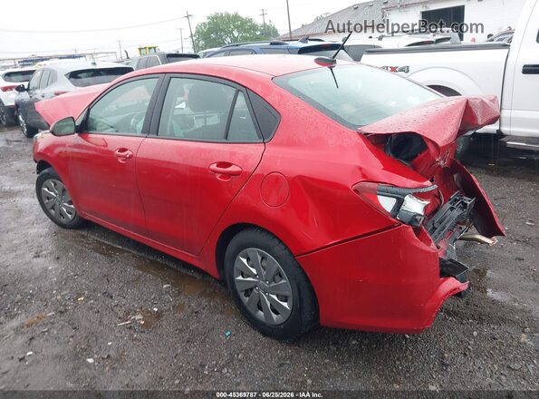 3KPA24AD5LE318036 2020 KIA RIO Red Trasero izquierdo
