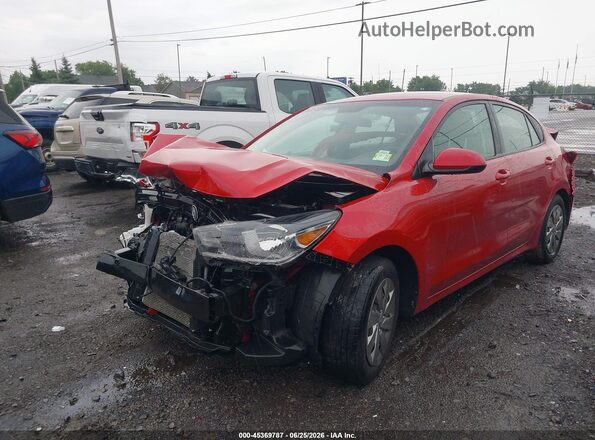 3KPA24AD5LE318036 2020 KIA RIO Red Vista frontal