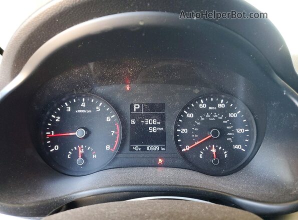 3KPA24AD5LE318067 2020 KIA RIO Gray 
