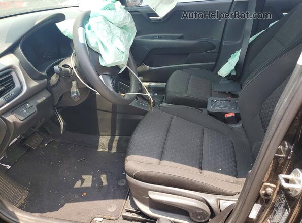 3KPA24AD5LE329537 2020 KIA RIO Black Вид салону спереду