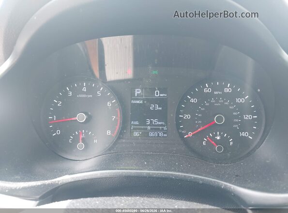 3KPA24AD5ME397354 2021 KIA RIO Silver Widok tylnych siedzeń