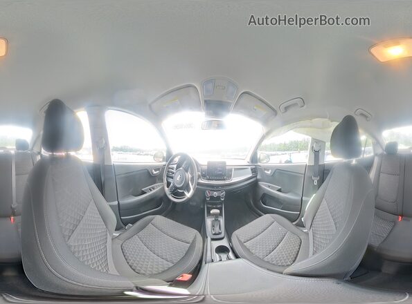 3KPA24AD5ME400253 2021 KIA RIO Silver Widok naklejki z numerem VIN