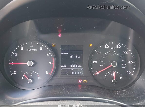 3KPA24AD5ME426190 2021 KIA RIO Black Vista de los asientos traseros
