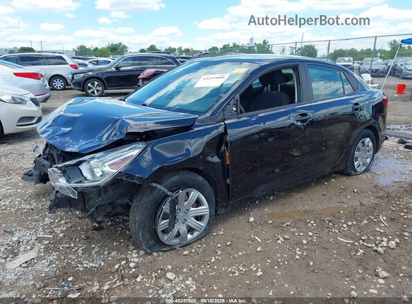 3KPA24AD5ME426190 2021 KIA RIO Black Vista tres cuartos delantera izquierda
