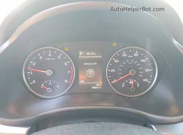 3KPA24AD5NE433092 2022 KIA RIO Silver Instrument cluster view