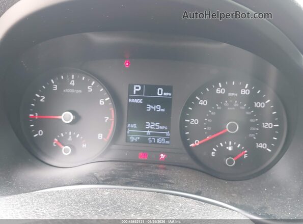 3KPA24AD5NE444058 2022 KIA RIO Silver Вид задніх сидінь