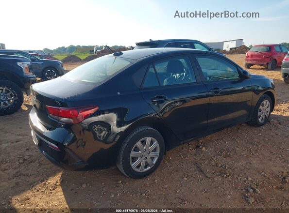 3KPA24AD5NE458719 2022 KIA RIO Black Հետևի աջ