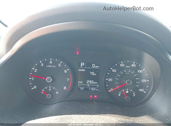 3KPA24AD5NE458719 2022 KIA RIO Black Հետևի նստատեղերի տեսք