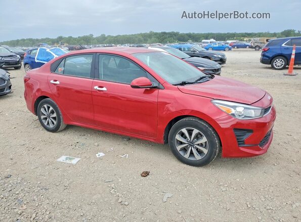 3KPA24AD5NE481224 2022 KIA RIO Red Передня права чверть