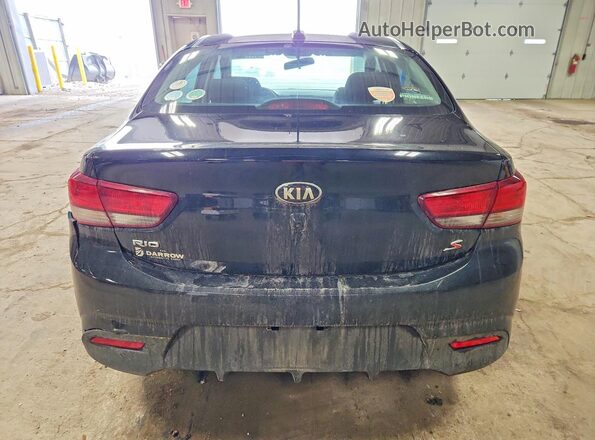 3KPA24AD6LE268148 2020 KIA RIO Black Вид ззаду