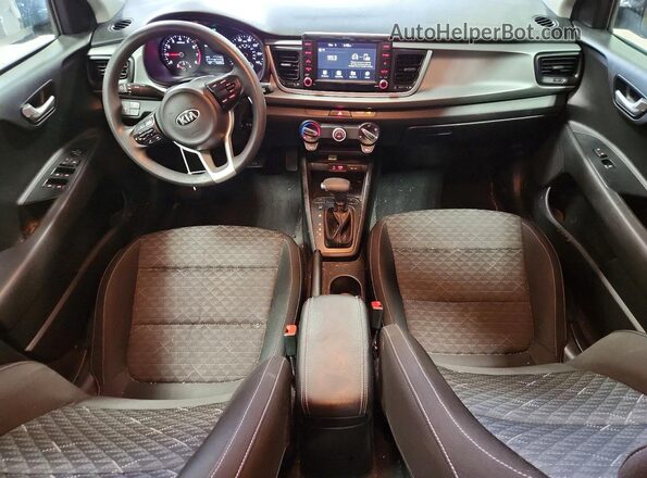 3KPA24AD6LE268148 2020 KIA RIO Black Вид панелі приладів