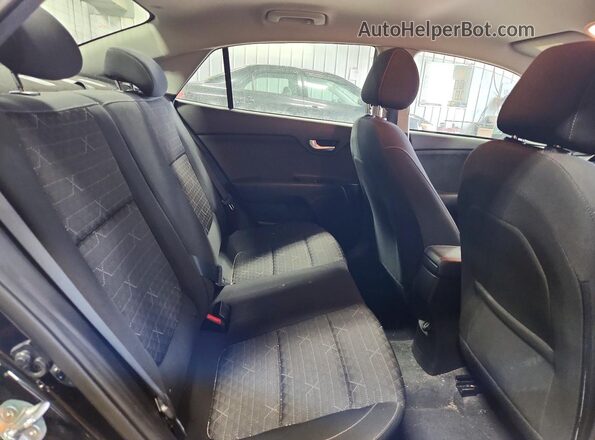 3KPA24AD6LE268148 2020 KIA RIO Black Вид задніх сидінь