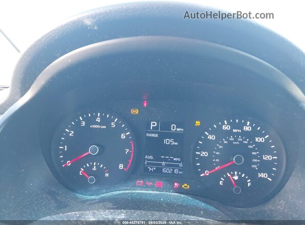 3KPA24AD6LE273317 2020 KIA RIO Gray 