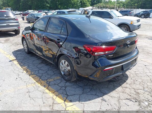 3KPA24AD6ME397136 2021 KIA RIO Black Rear left