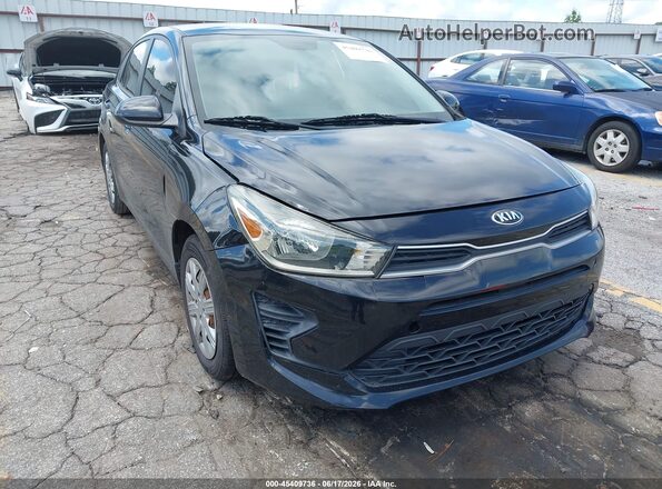 3KPA24AD6ME397136 2021 KIA RIO Black Front view