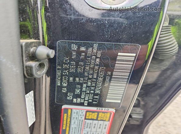 3KPA24AD6ME406773 2021 KIA RIO Black 
