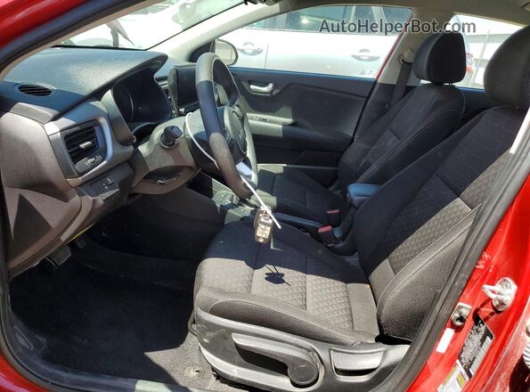 3KPA24AD6NE431903 2022 KIA RIO Red Front interior view