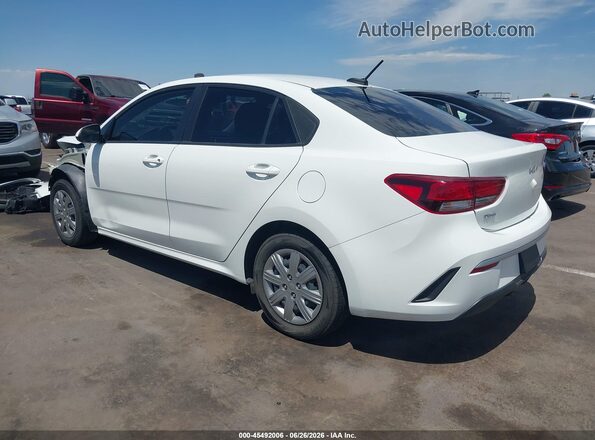 3KPA24AD6NE486822 2022 KIA RIO White Հետևի ձախ