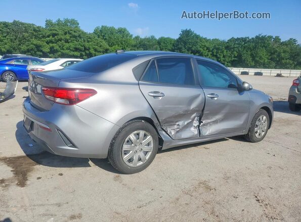 3KPA24AD6NE510018 2022 KIA RIO Gray Задня права чверть