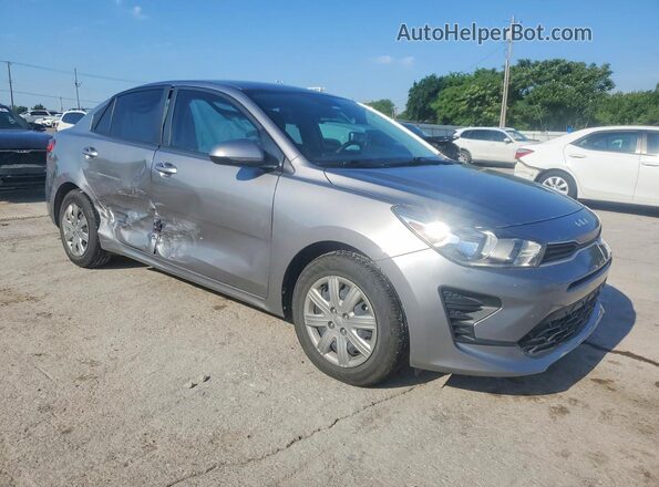 3KPA24AD6NE510018 2022 KIA RIO Gray Передня права чверть