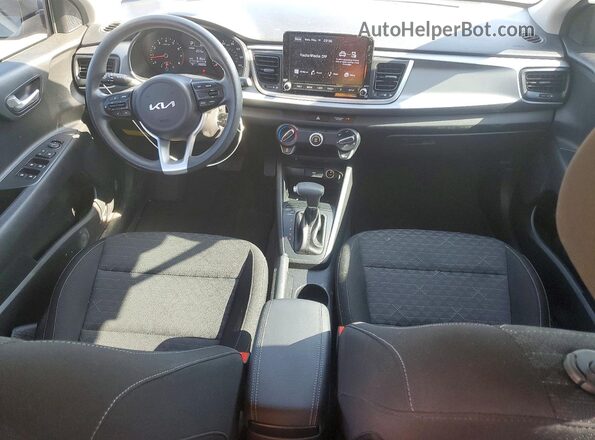 3KPA24AD6NE510018 2022 KIA RIO Gray Вид панелі приладів