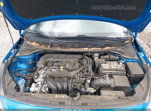 3KPA24AD6PE595333 2023 KIA RIO Blue Widok z tyłu