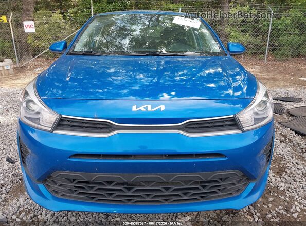 3KPA24AD6PE595333 2023 KIA RIO Blue Widok zestawu wskaźników