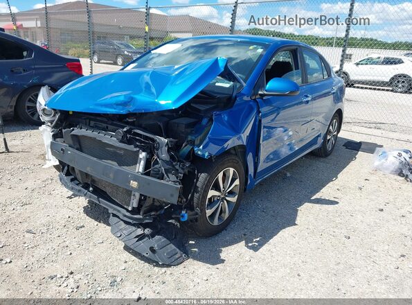 3KPA24AD6PE613278 2023 KIA RIO Синий Передняя левая четверть