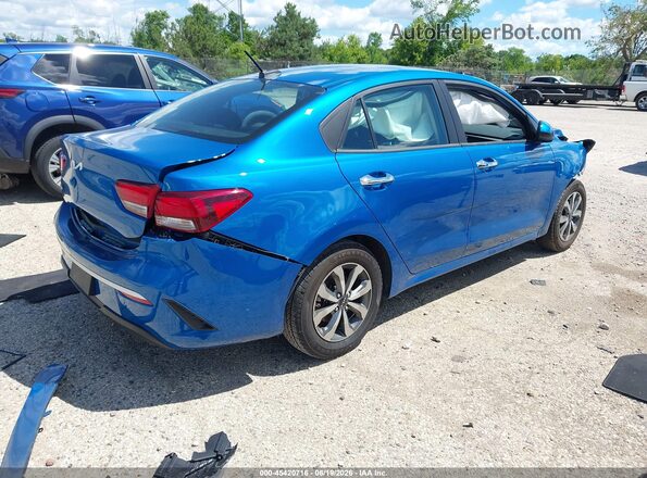 3KPA24AD6PE613278 2023 KIA RIO Синий Задняя правая четверть