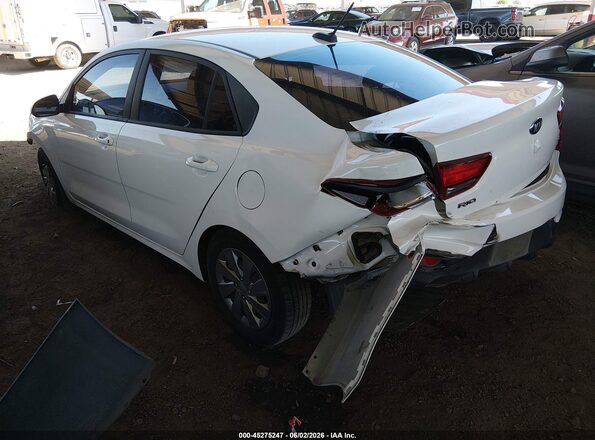 3KPA24AD7LE312965 2020 KIA RIO Белый Задняя левая четверть