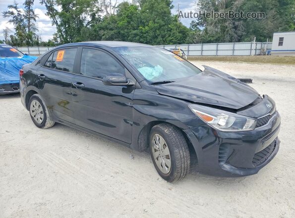 3KPA24AD7LE357646 2020 KIA RIO Black წინა მარჯვენა