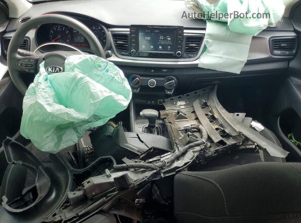 3KPA24AD7LE357646 2020 KIA RIO Black წინა პანელის ხედი
