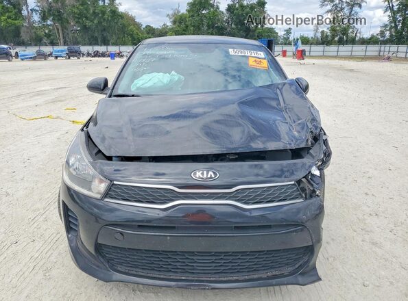 3KPA24AD7LE357646 2020 KIA RIO Black წინა ხედი