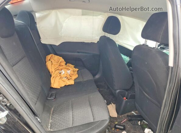 3KPA24AD7LE357646 2020 KIA RIO Black უკანა სავარძლების ხედი