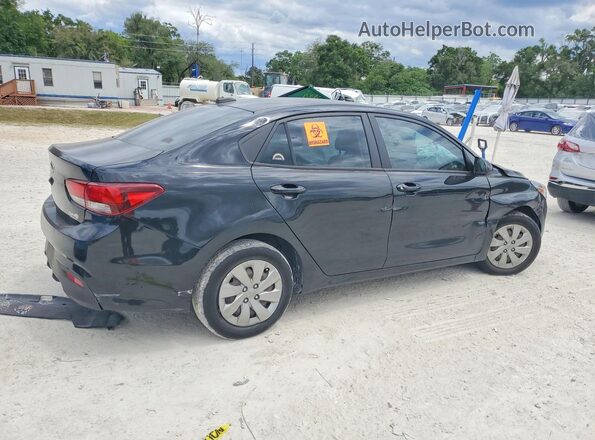 3KPA24AD7LE357646 2020 KIA RIO Black უკანა მარჯვენა