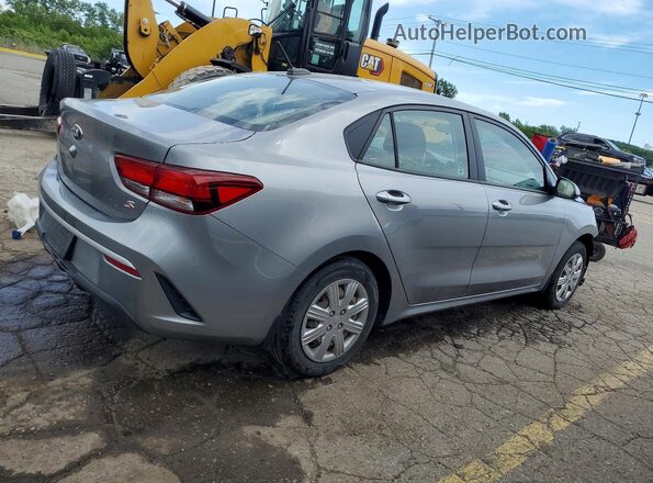 3KPA24AD7ME372729 2021 KIA RIO Серебряный Задняя правая четверть
