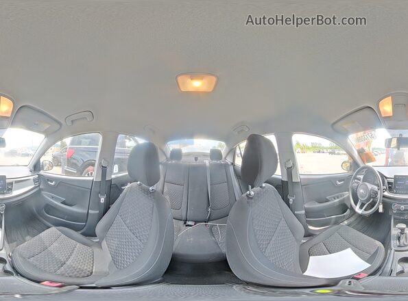 3KPA24AD7ME372729 2021 KIA RIO Серебряный Панорамный вид салона 360°