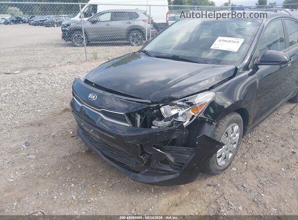 3KPA24AD7ME385514 2021 KIA RIO Black Vista frontal